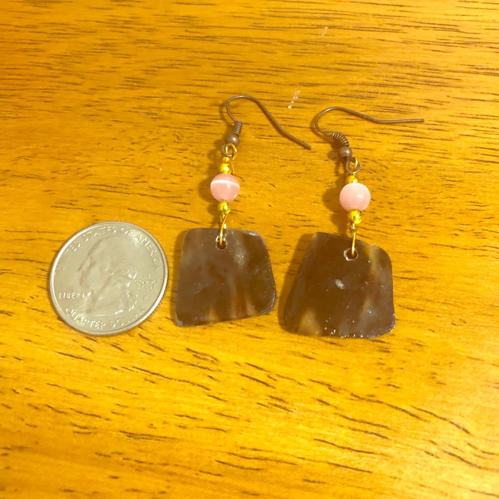 Earrings from Bahamas.